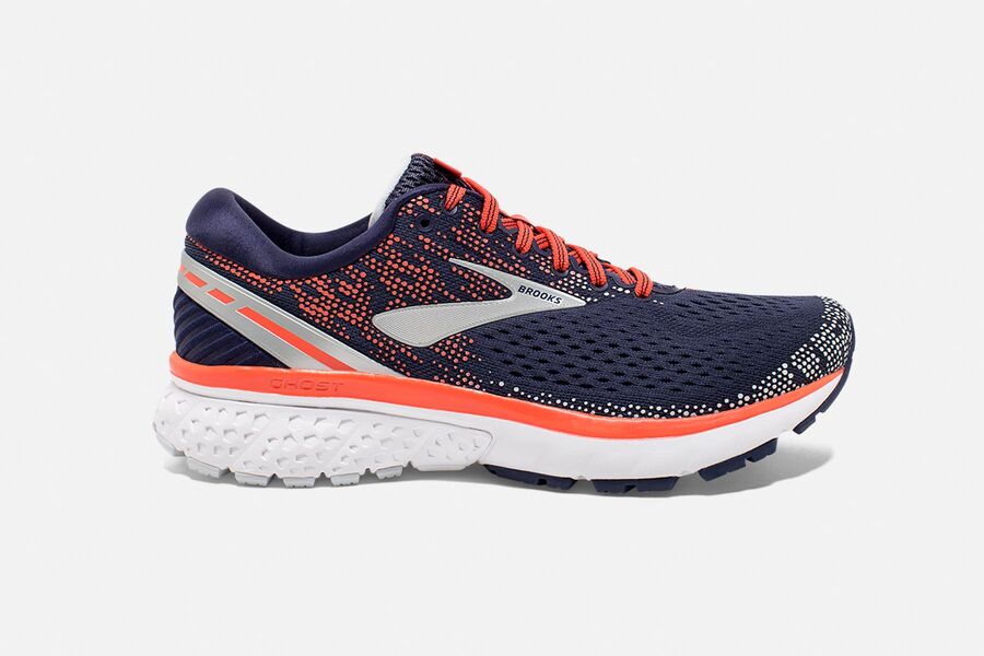 Brooks Ghost 11 Női Futócipő Sötétkék/Korall Magyarország 284-01546